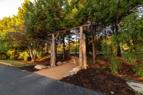 Cedar Trailhead Arch North Carolina Trail Builder