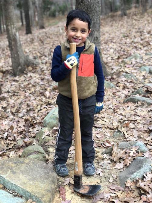 Young Trail Builder