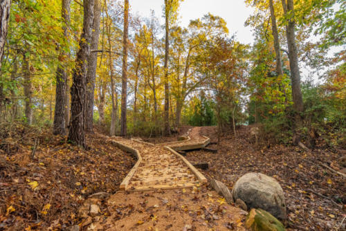 Puncheon Bridge Walking Trail North Carolina Trail Builder