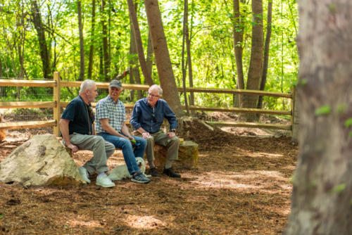 Dog Park Boulder Bench North Carolina Trail Builder