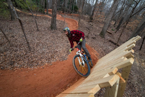 North Carolina Trail Design Curved Wallride